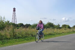 Fahrradtour, radfahren, Krummhörn, Campen, Leuchtturm