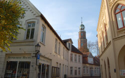 Altstadt, Leer, Antiquariat, Kirche, Leer