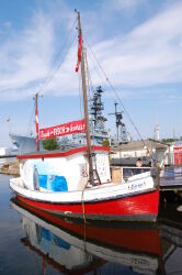 Hafenbecken, Marinemuseum, Marinearsenal, Wilhelmshaven, Schiffe