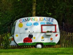 Camping, Idasee, Idafehn, Ostrhauderfehn, Wohnwagen
