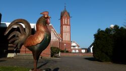 Inselkirchen, Kirche, evangelisch, lutherisch, Hahn, Langeoog