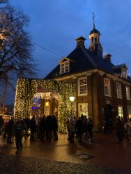 Weihnachten; Weihnachtsmarkt; Leer, Altstadt, Waage, Museumshafen